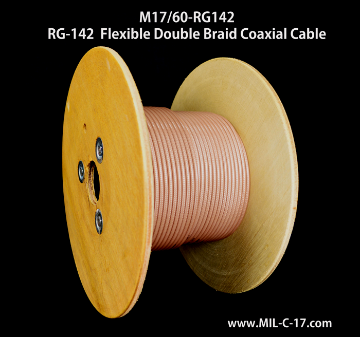 RG-142 Cable, RG142 Cable, RG-142 B/U, M17/60-RG142, RG-142, RG142, RG-142 Cable Manufacturer, RG-142 Coaxial Cable, MIL-C-17/60 Cable, MIL-DTL-17 RG-142 Cable, Low Density PTFE Microwave Coaxial Cable, Micro-Coax Cable, Utiflex Cable, UFA210B, UFB311A, UFB293C, UFA210A